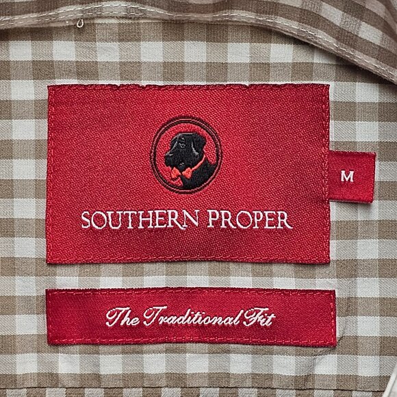 Southern Proper Traditional Fit Button Down M - Picture 4 of 7